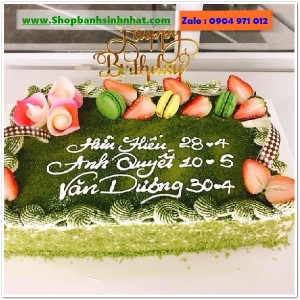 Bánh Sinh Nhật Trà Xanh - VL96